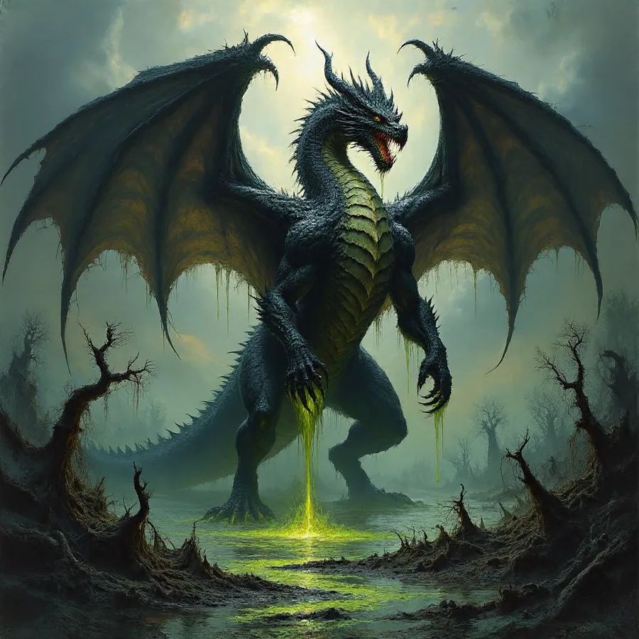 Adult Black Dragon