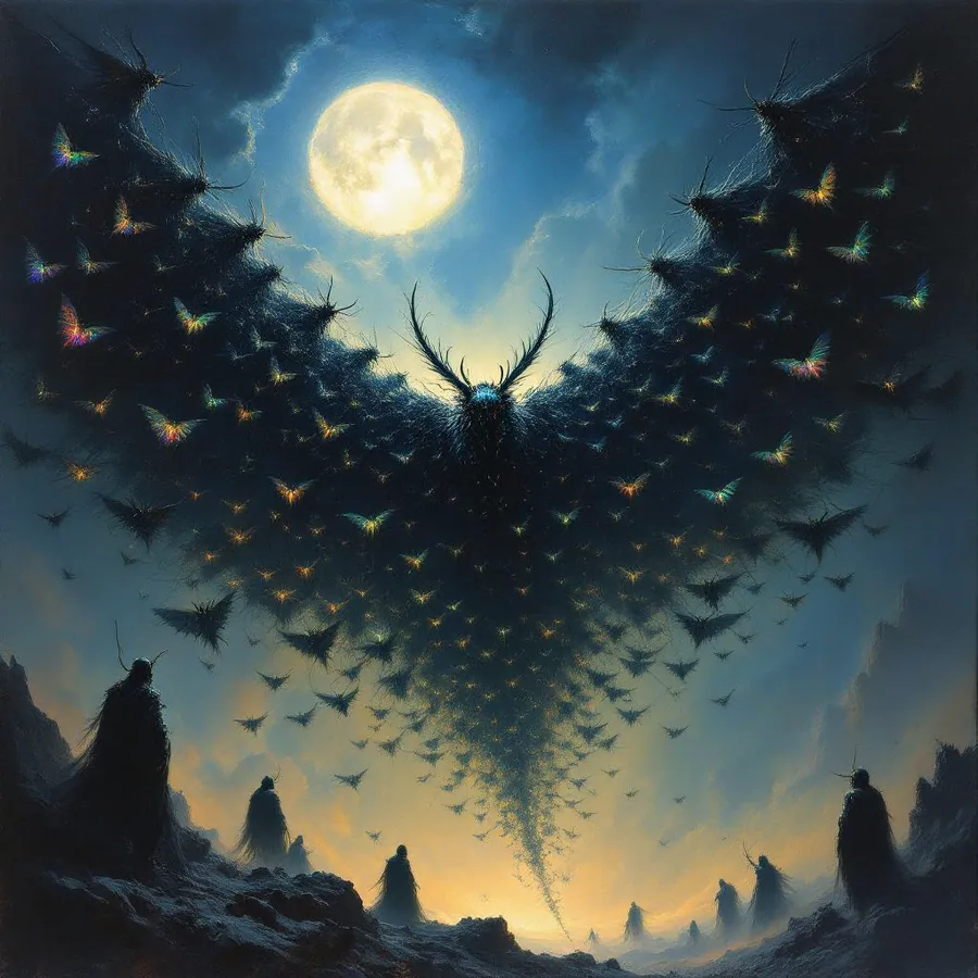 Crown-Moth Swarm