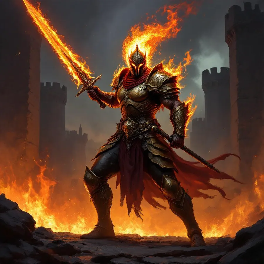 Fire Elemental Myrmidon