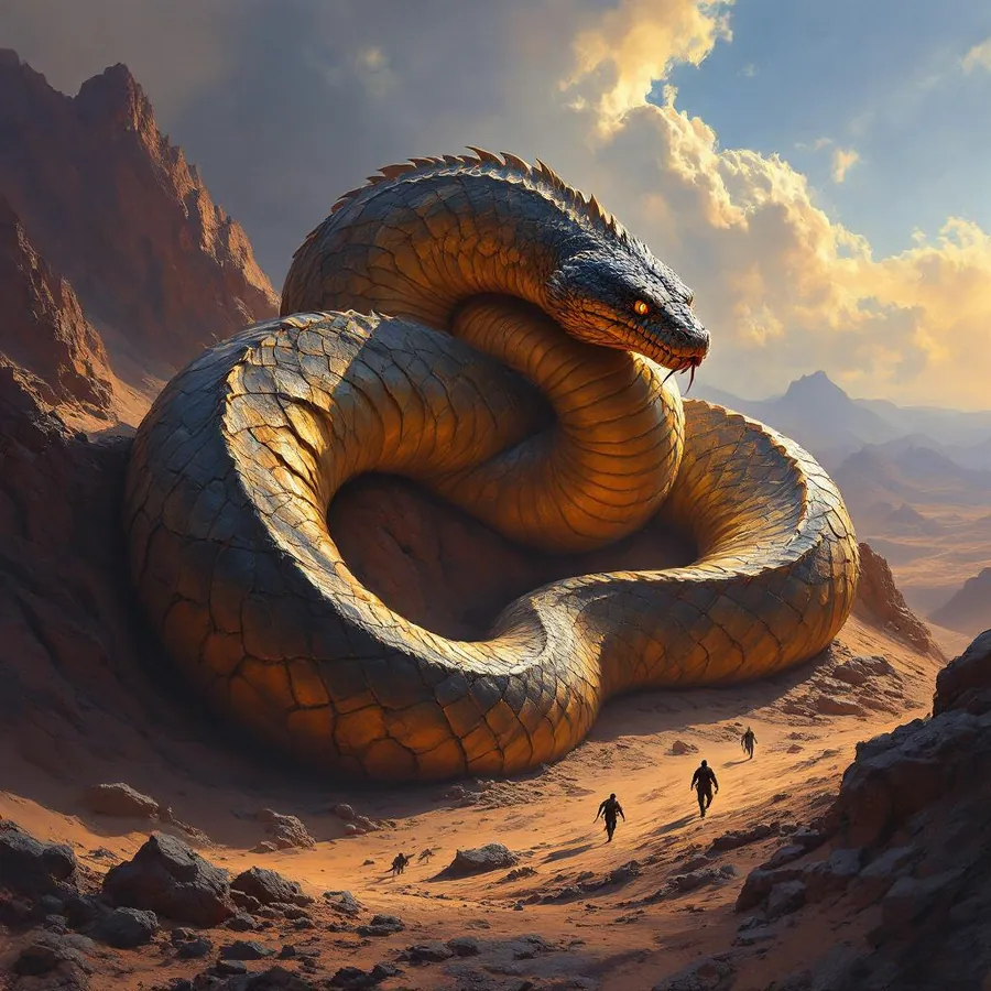 Giant Constrictor Snake