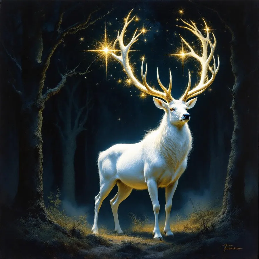 Throne-Touched Stag