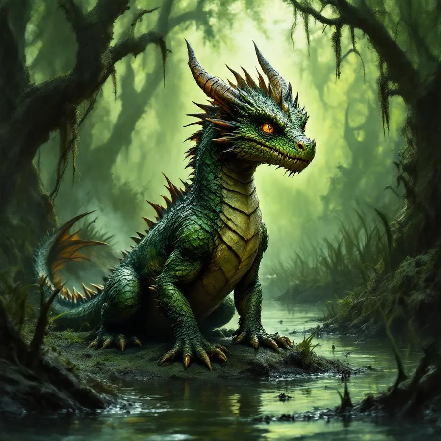 Wyrmling Black Dragon