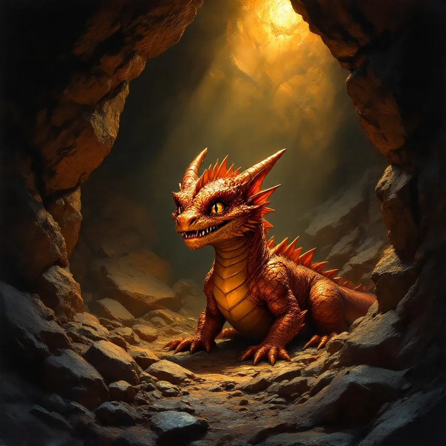 Wyrmling Copper Dragon