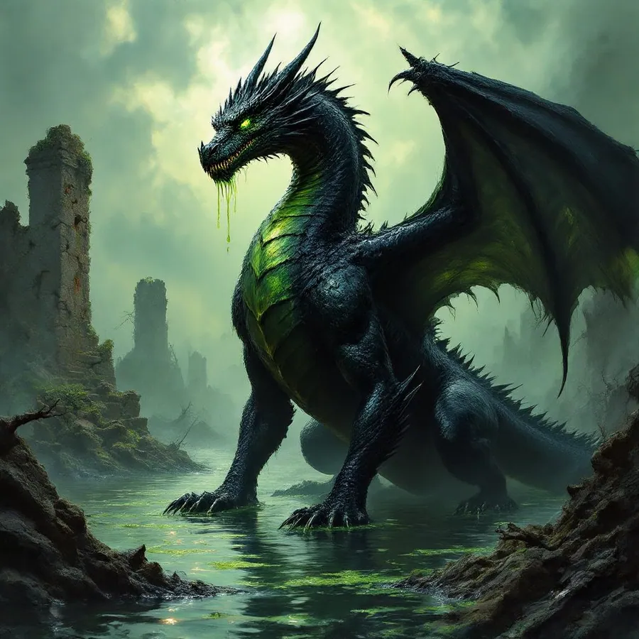 Young Black Dragon