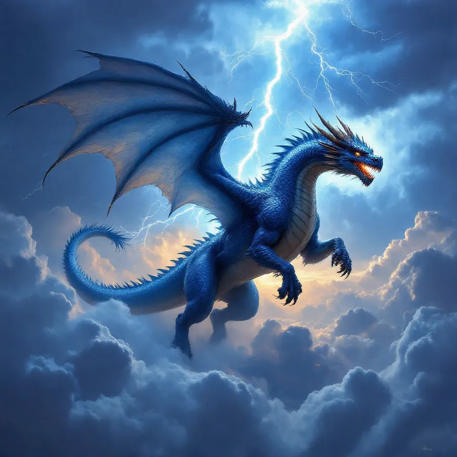 Young Blue Dragon