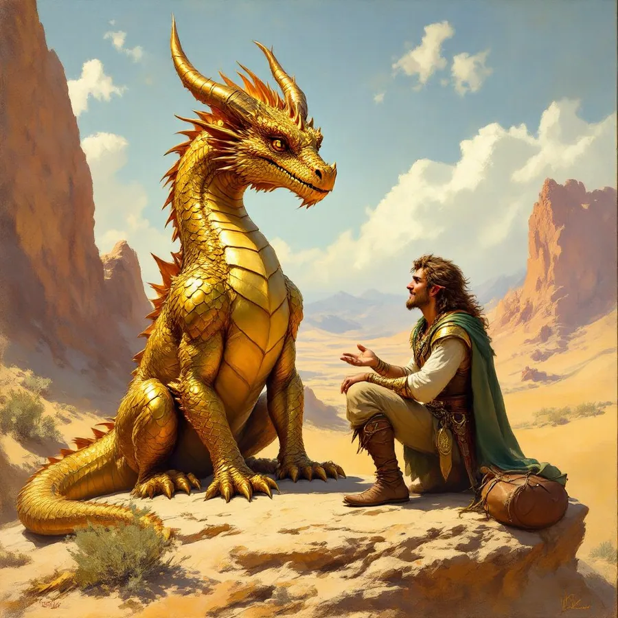 Young Brass Dragon