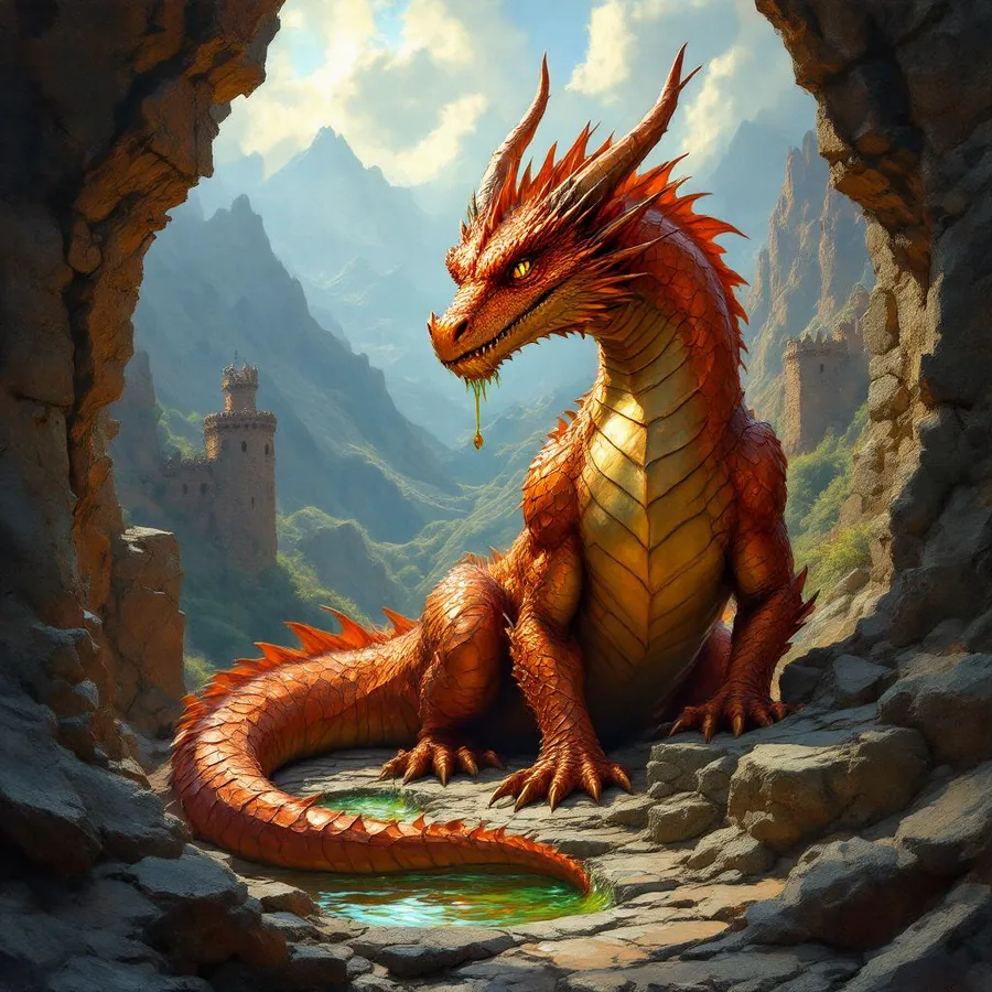 Young Copper Dragon
