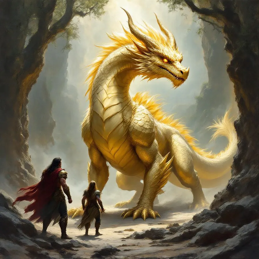Young Gold Dragon