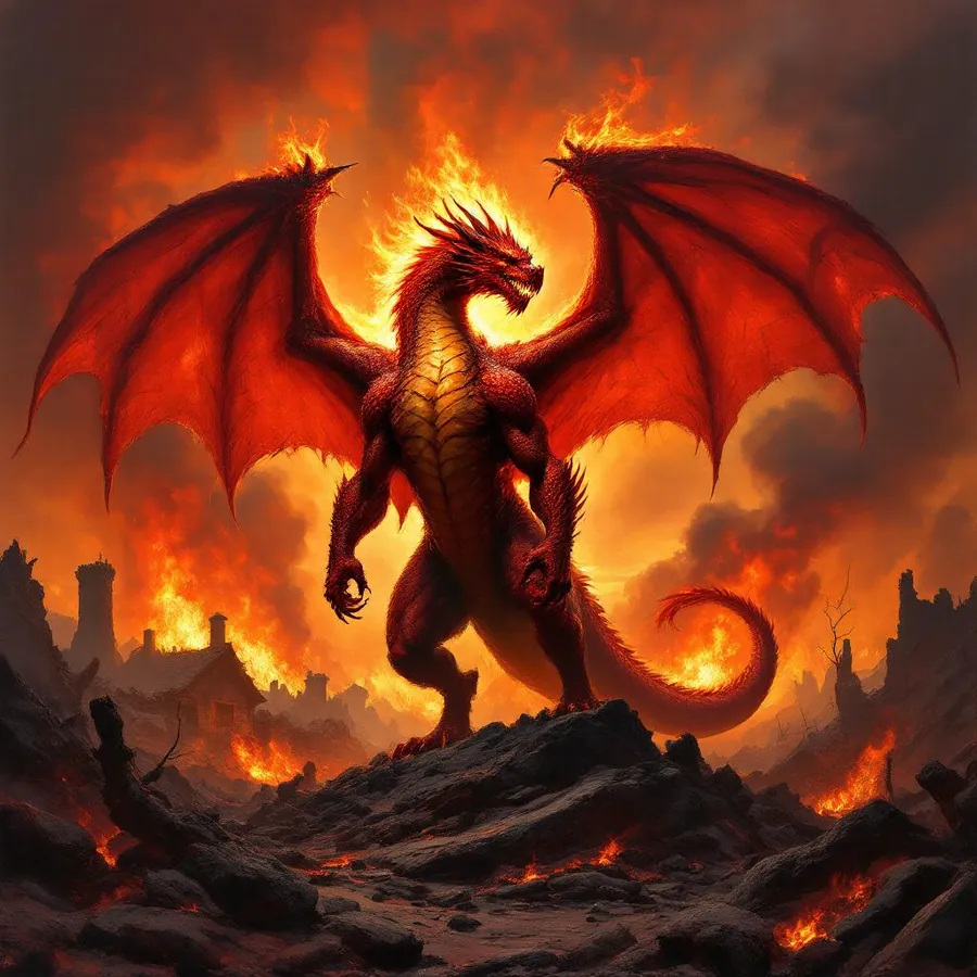 Young Red Dragon